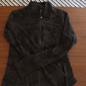 Black Camo lululemon zip jacket